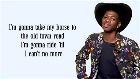 ol town road lyrics cowboy hat from gucci|lil nas x old town road lyrics.